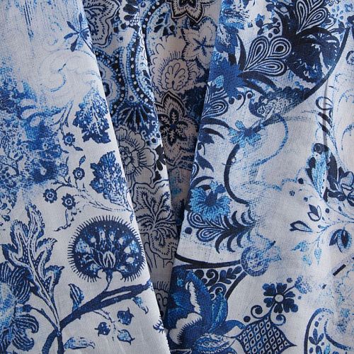 Хлопок 063-16107 белый принтованный