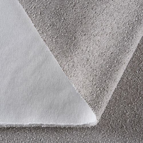 Ткань мебельная шенилл 22-02-10468 светло-серый однотонный