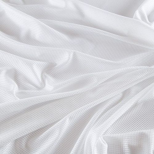 Сетка спортивная 050-16586 белый однотонный