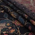 Шерсть плательная (купон) Etro 066-19196 черный принтованный