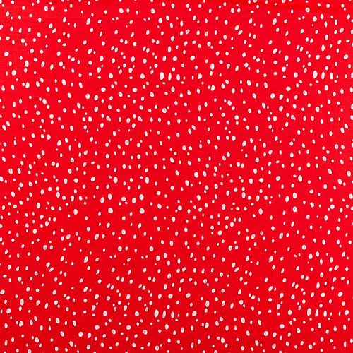 Креп-шифон 027-01441 красный принтованный