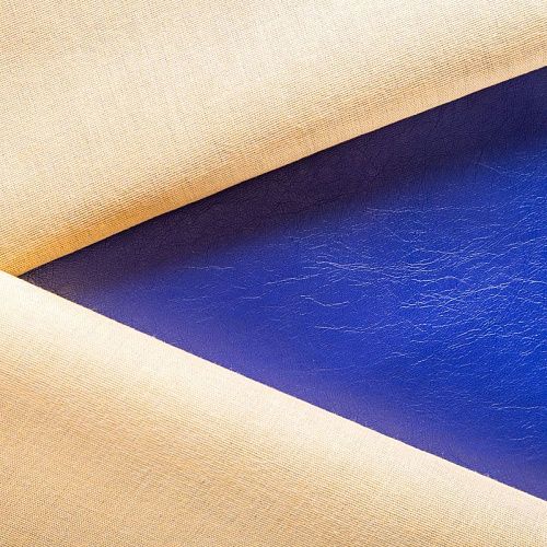 Экокожа К05-577 васильковый однотонный