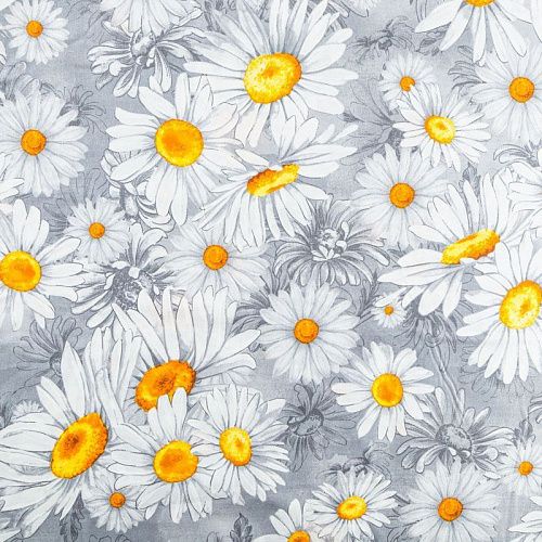 Перкаль ш.220 см 007-03523 серый принтованный