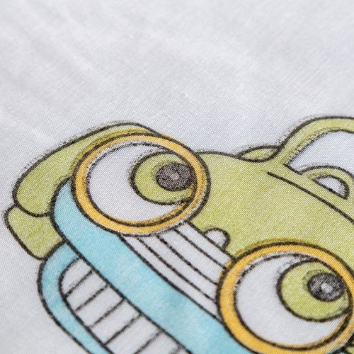 Тюль капрон Т241-01-388 белый принтованный