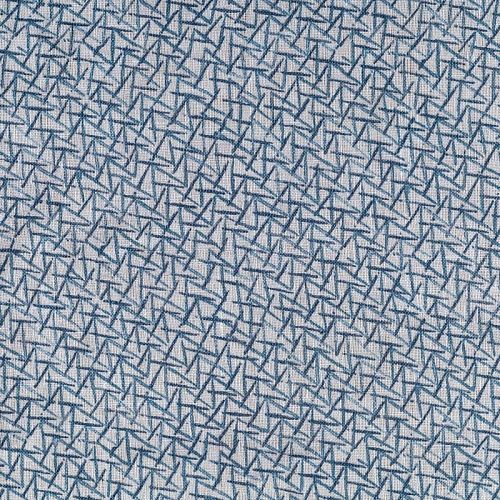 Лен натуральный К36-044 молочный принтованный