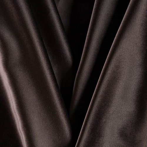 Бархат К01-124 шоколадный однотонный