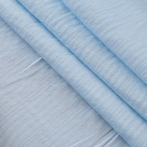 Ткань плательно-рубашечная 049-17568 голубой однотонный