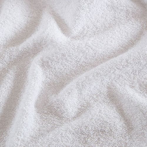 Полотно махровое 007-18358 отбеленное однотонный