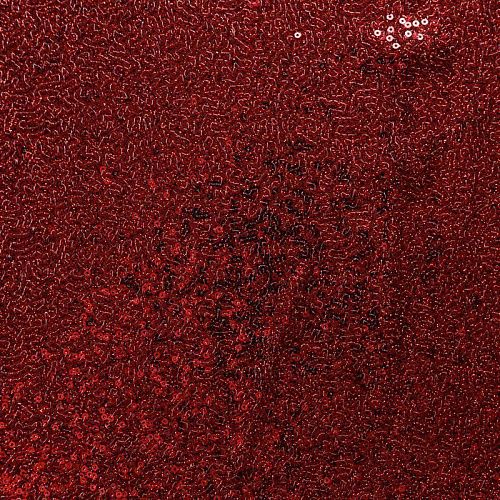 Пайетки на трикотаже 055-09136 винный однотонный