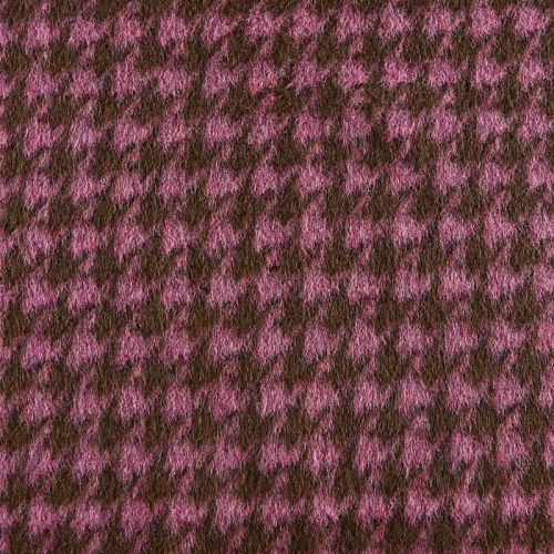 Ткань пальтовая 040-12077 коричнево-розовый