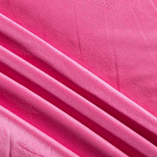 Замша искусственная 018-02326 розовый однотонный