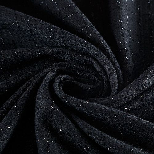 Твид шанель 052-05433 черный однотонный