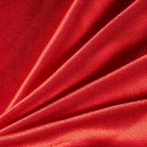 Креп-сатин К33-917 алый однотонный