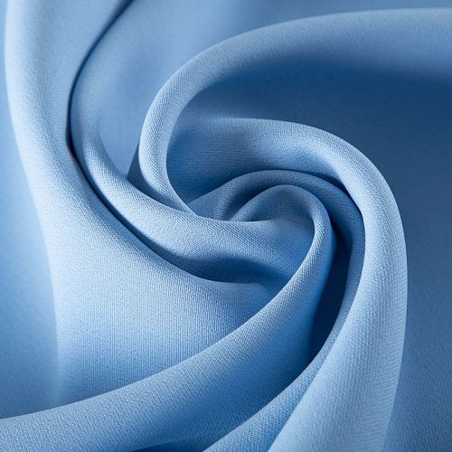 Креп двойной Valentino 026-19794 светло-голубой