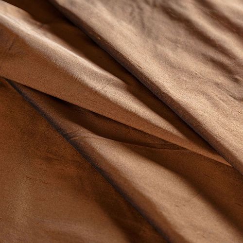 Дикий шелк 016-04736 коричневый однотонный