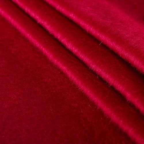 Альпака пальтовая Etro 040-19075 красно-малиновый однотонный