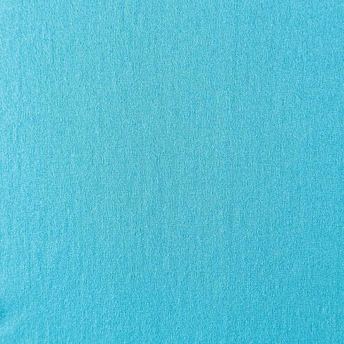 Трикотаж 056-08706 бирюзовый однотонный