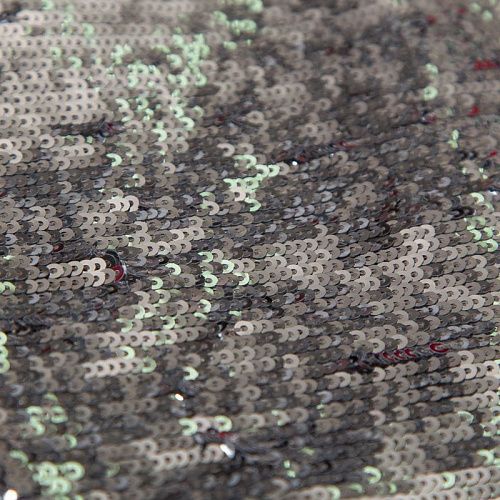 Пайетки на шифоне 055-16845 серебро