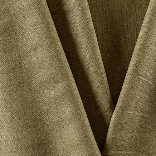 Лен-вискоза 035-00810 оливковый однотонный