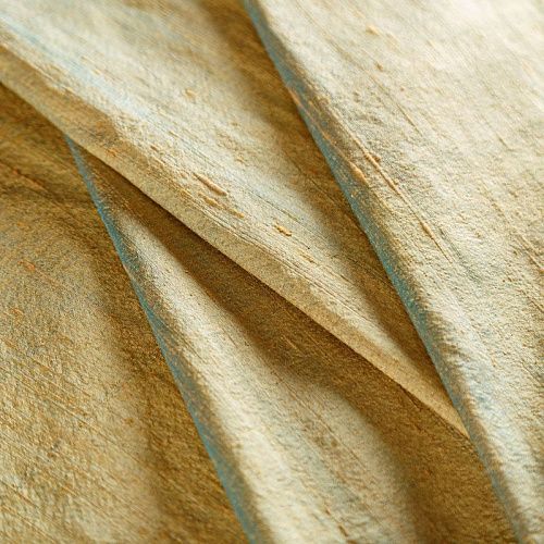 Дикий шелк 016-04756 мятно-золотистый однотонный