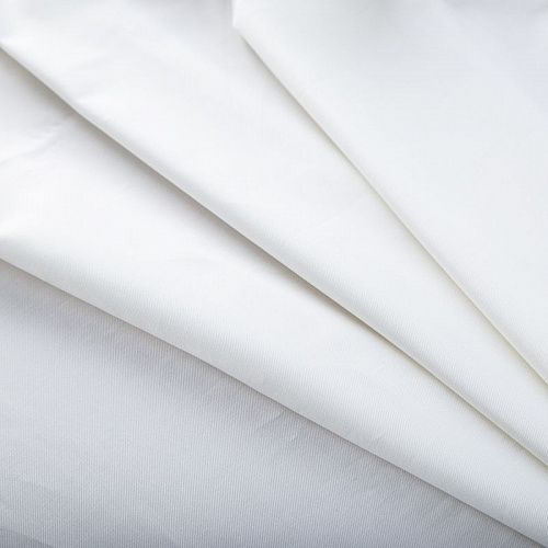 Ткань плательно-рубашечная 049-20103 молочный однотонный