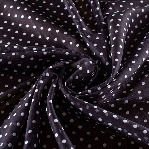 Батист 003-1022 черный принтованный