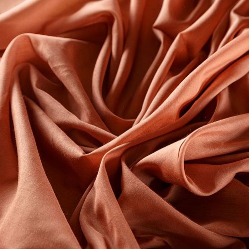 Батист 003-07842 терракотовый однотонный