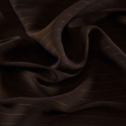 Шифон с люрексом 068-16145 шоколадный