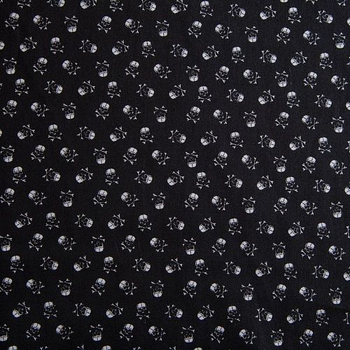 Поплин 063-16604 черный принтованный