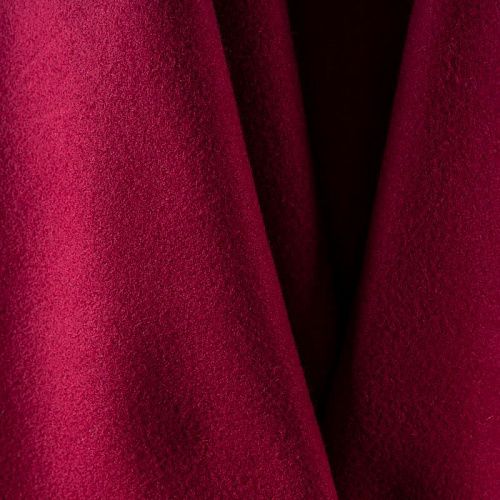 Ткань пальтовая К25-1213 бордовый однотонный
