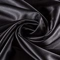 Сатин стрейч К33-757 черный однотонный