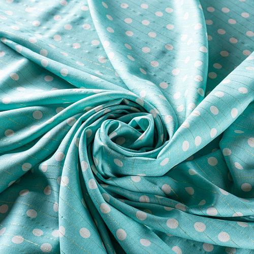 Вискоза с люрексом 009-01091 тиффани принтованный