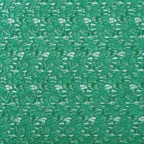 Гипюр-макраме К12-959 изумрудный