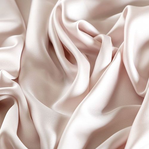 Сатин 001-07000 молочный однотонный