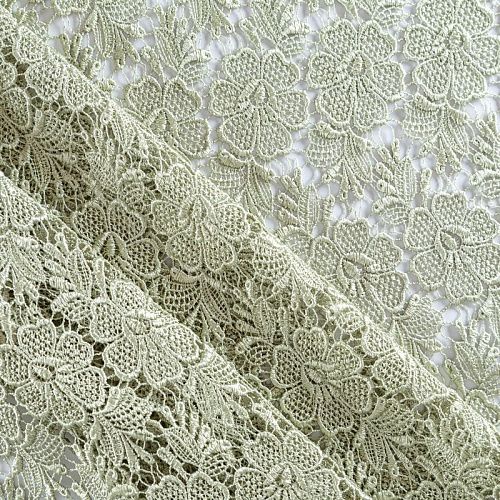 Гипюр-макраме 012-10187 фисташковый