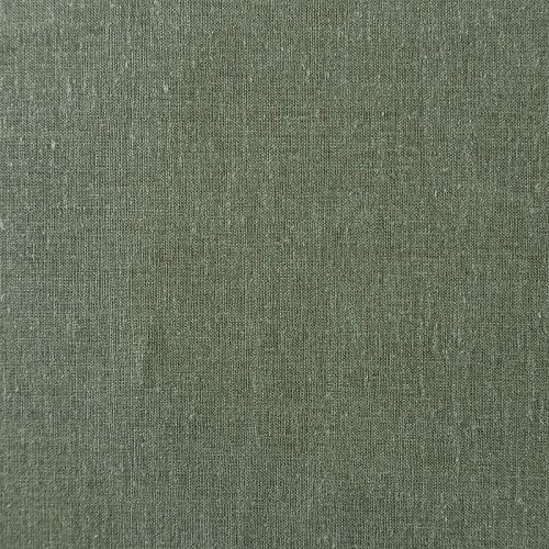 Лен-вискоза 035-08428 зеленый хаки однотонный