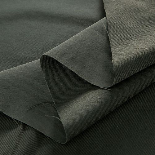 Ткань плащевая стрейч 042-20786 камуфляжный зеленый однотонный