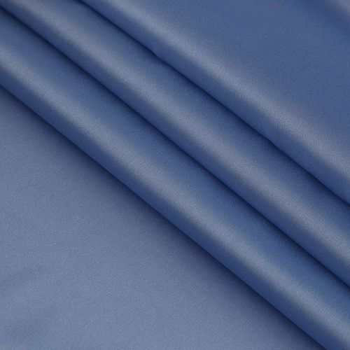 Ткань подкладочная 045-16910 холодный голубой однотонный