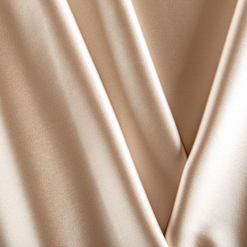 Сатин стрейч 001-07046 светло-бежевый однотонный