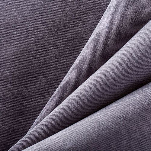 Ткань мебельная бархат 22-02-00793 темно-серый однотонный