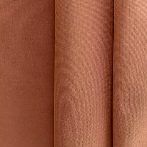 Ткань портьерная тафта h-290 см Т241-02-319 розово-золотистый однотонный