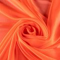 Шифон К33-888 коралловый однотонный