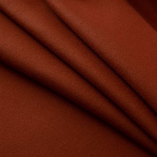 Ткань пальтовая 040-17277 коричневый однотонный