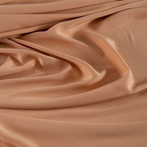 Крепдешин шелковый 028-20298 телесный 