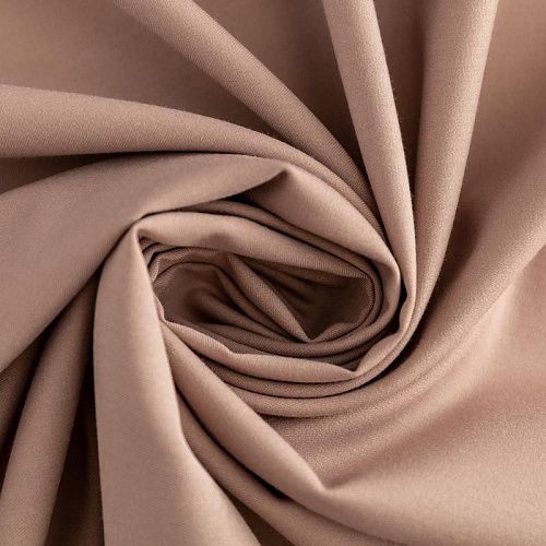 Ткань костюмная К33-462 пудровый однотонный