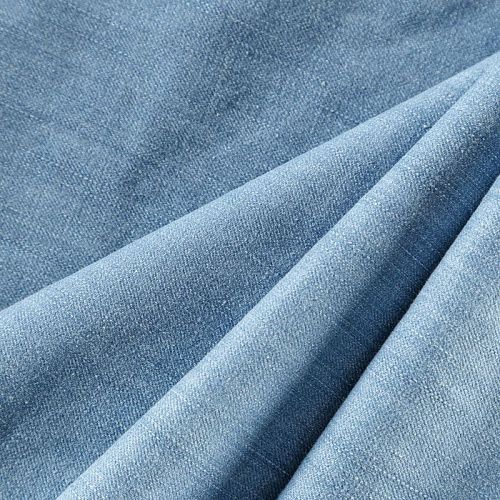 Джинс 015-02921 голубой однотонный