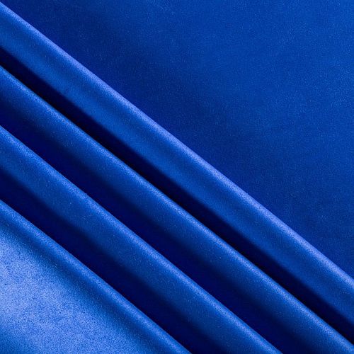 Замша-джерси К28-533 синий электрик однотонный