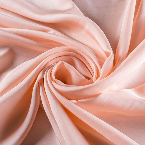 Шелк натуральный К15-1234 нежно-розовый однотонный