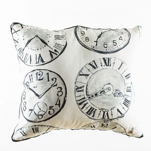 Наволочка 50х47 см декоративная на молнии 461741 черный