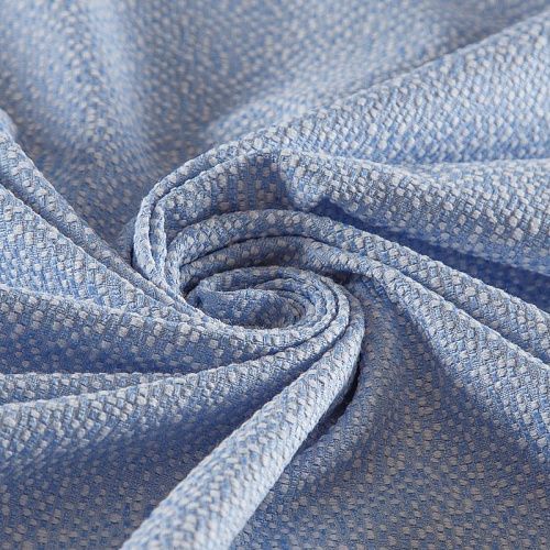 Жаккард 017-17627 бело-голубой